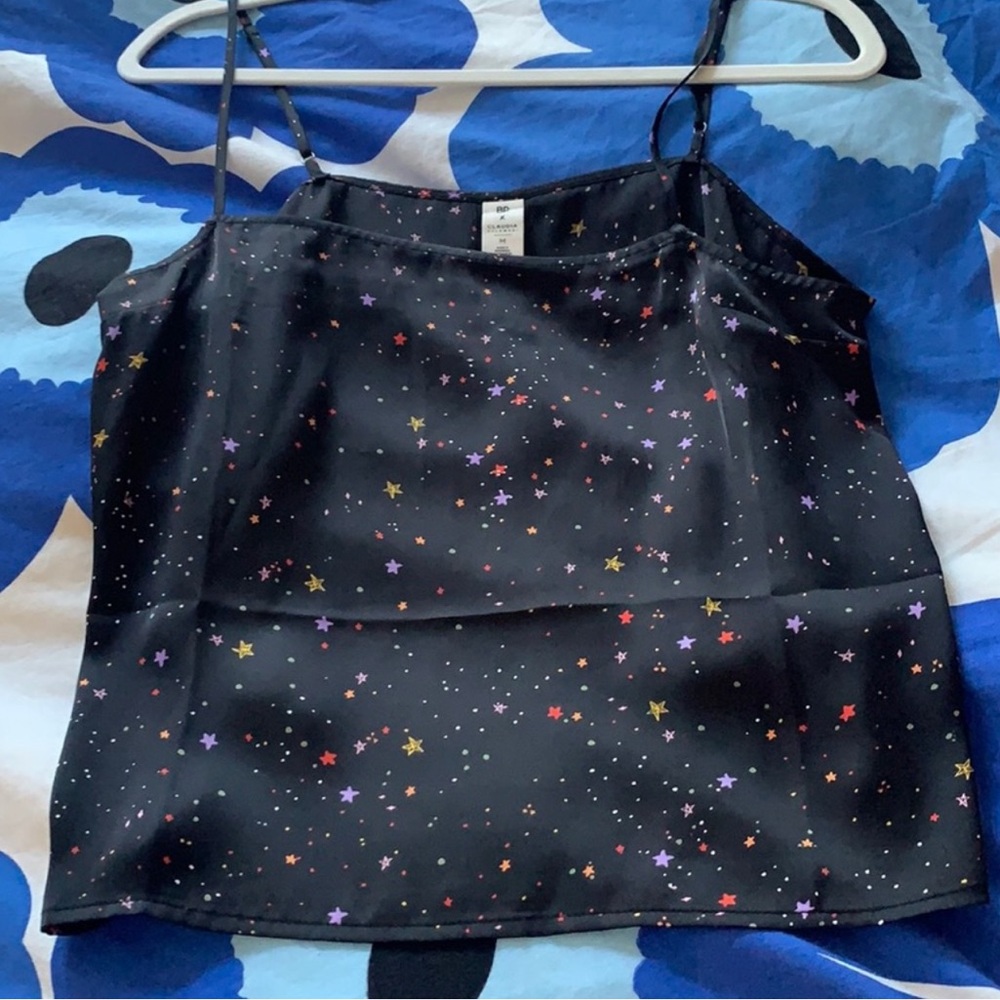 Nordstrom BP x Claudia Sulewski silk star cami / tank top